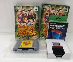 [중고품·현상품]Nintendo 닌텐도 돈키콩 64(메모리 확장팩 포함) E-151