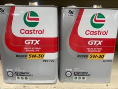 5w30 カストロール GTX 部分合成油 9ℓ 3ℓ 3缶 オイル ガソリン - メルカリ