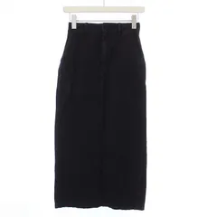 スピック&スパン Spick&Span 24SS ガーメントダイタイトスカート ロング マキシ丈 34 XS 黒 ブラック /DK ■PNのサムネイル