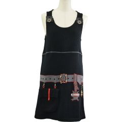 近年✨未使用アルベロベロ ぶたさん刺繍ポケット ドッキングワンピース