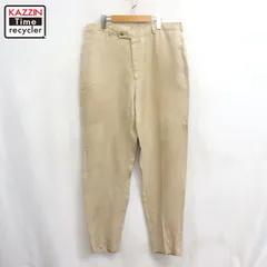 90s vintage J.CREW リネン スラックスパンツ メンズ Lサイズ相当のサムネイル