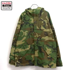 90s USA製 vintage U.S.ARMY ウッドランドカモ ECWCS GEN1 LEVEL6 ゴアテックス ミリタリージャケット メンズ XLサイズ相当 ビッグサイズ オーバーサイズのサムネイル