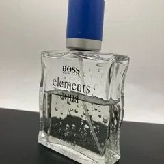 HUGO BOSS ELEMETS AQUA EDT 100ml 香水 瓶欠けあり 現状品 / ヒューゴ