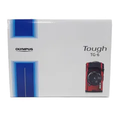 OLYMPUS Tough TG-6 レッド 開封未使用品 防水 タフネスコンデジ GPS Wi-Fi搭載のサムネイル