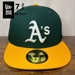 E46 NEW ERA 59FIFTY アスレチックス 7 3/8 MLB 美品 - メルカリ
