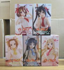 けいおん プライズ フィギュア けいおん 猫耳 メイド 5種 コンプ