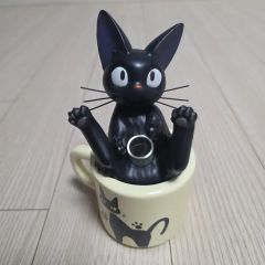 魔女の宅急便 ジジ ラテアート カプチーノ 小物入れ フィギュア
