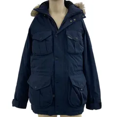 186005 RALPH LAUREN ラルフローレン モッズコート S ファー付き メンズ