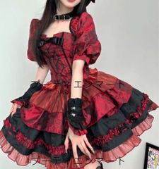 20cm ぬい服 着せ替えぬいぐるみ服 無属性 ゴシックロリータ