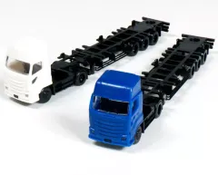 【新品】鉄道模型 1/150 海上コンテナ積載用トレーラー 2台入 [23-640]のサムネイル