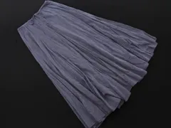 DRWCYS ドロシーズ シルク混 ギャザー ロング スカート size1/青 ■◇ レディースのサムネイル