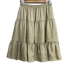 FOXEY NEW YORK(フォクシーニューヨーク) スカート サイズ38 M レディース美品  - 39979 ベージュ ひざ丈のサムネイル