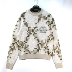 25SS LOUIS VUITTON ルイヴィトン グラフィック ダミエ ロゴ エンブロイダリー クルーネック スウェット トップス XS.S.M.Lサイズ マルチカラー RM251MM AUR HSN29Wのサムネイル