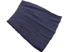 Max Mara マックスマーラ WEEKEND シルク混 タイト スカート size40/濃紺 ■◇ レディースのサムネイル