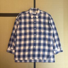 CAHLUMN カウラム オンブレチェックシャツ 長谷川昭雄 - メルカリ