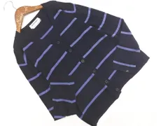 SPORTMAX スポーツマックス ボーダー カーディガン 紺 ■◇ レディースのサムネイル