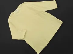 MEN'S MELROSE メンズメルローズ ワッフル ラグラン カットソー size4/黄 ■◇ メンズのサムネイル
