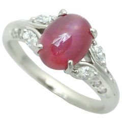 スタールビー 5.115ct K10WG リング #13 - メルカリ