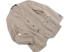 23区 HOMME オム リネン混 テーラード ジャケット size48L/ベージュ ■◇ メンズのサムネイル