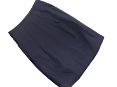 新品 DOUBLE STANDARD CLOTHING ダブルスタンダードクロージング タック スカート size36/紺 ■◇ レディースのサムネイル
