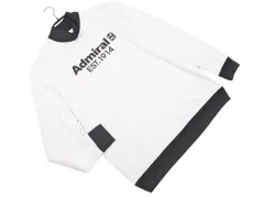 Admiral アドミラル GOLF ロゴ プリント トレーニングウェア カットソー sizeL/白 ■◇ メンズのサムネイル