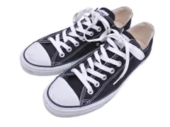 CONVERSE コンバース M9166 CANVAS ALL STAR OX キャンバス オールスター OX ローカット スニーカー size27ｃｍ/黒 ■■ メンズのサムネイル