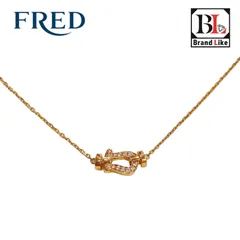 FRED フレッド フォース10 ダイヤモンド ネックレス スモール K18 PG 750 Force10 Necklace 【箱 ケース付き】のサムネイル