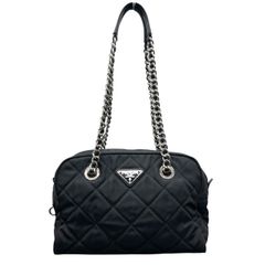 PRADA】チェーン ショルダー ハンドバッグ テスートインプントゥ 