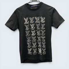 ルイ・ヴィトン ロゴ Tシャツ ブラック 美品☆ ルイヴィトン ロゴ Tシャツ ブラック S 国内正規品 5S358