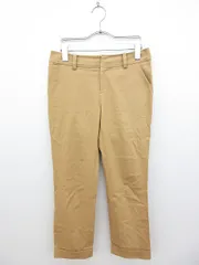 ノーリーズ Nolley's パンツ クロップド ノータック コットン 36 ベージュのサムネイル