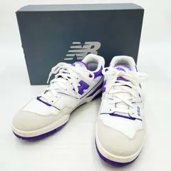 ニューバランス BB550WR1 スニーカー 29cm ホワイト パープル NEW BALANCE