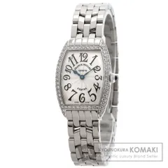 FRANCK MULLER フランクミュラー 1752QZ NO.1065 トノウカーベックス ベゼルダイヤモンド 腕時計 SS SS レディース [中古]のサムネイル