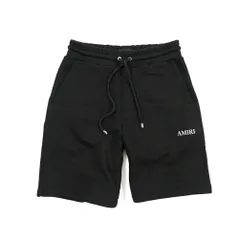 AMIRI アミリ / RELAXED PULL ON SWEATSHORT スウェット ショーツ ハーフパンツ 春夏秋 メンズ コットン 100% ロゴ ブラック アメリカ製 440450のサムネイル