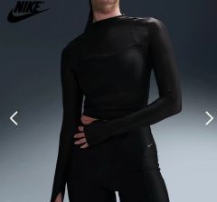 新品 ナイキ ゼンビー ウィメンズ Dri-FIT ロングスリーブ シアー XS