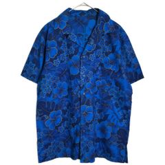 極美品 大きいサイズ キャバン コットン フラワープリントハーフ