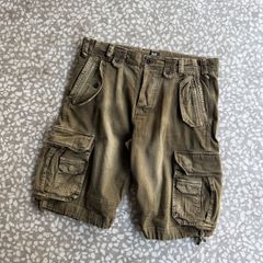 00s A&F Damaged Cargo Shorts Beckham y2k - メルカリ