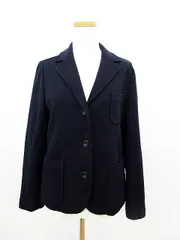ハリス HARRISS ジャケット テーラード ウール 総裏 36 紺 ネイビーのサムネイル