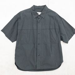 美品 ロンハーマン RHC 加工 コットンツイル 半袖 シャツ グレー bd 美品 ロンハーマン RHC 加工 コットンツイル 半袖 シャツ グレー bd