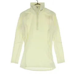 美品 UNDER ARMOUR アンダーアーマー 長袖 ハーフ ジップジャケット MD アイボリー レディース 古着のサムネイル