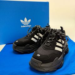 美品 正規品BALENCIAGA adidas ブラック 35 23cm - メルカリ