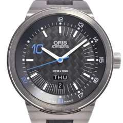 オリス ORIS 7586 ニコ・ロズベルグ 限定品 ブラック 自動巻き メンズ 良品 保証書付き 腕時計 J#146779のサムネイル