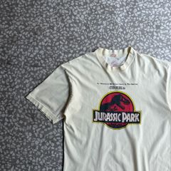 希少☆USA製 93年 ヘインズ ジュラシックパーク Tシャツ ムービーT 