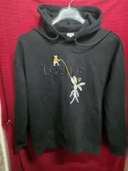 LOEWE ロエベ X 砂田 후 콜라보 ブラック フーディー Tシャツ 명/5のサムネイル