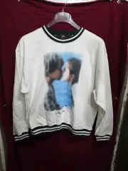 110 LMC 白 プリンティング スウェット Tシャツ /17のサムネイル