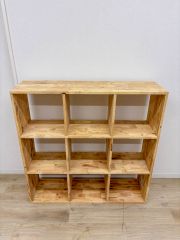 オープンシェルフ ひのき ハンドメイド 無垢 木製 無添加 無塗装 2×2