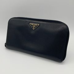 PRADA三角ロゴテスートナイロン長財布ラウンドファスナーラウンド
