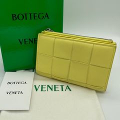 現行！美品✨ ボッテガヴェネタ カセット 二つ折り財布 レザー 緑