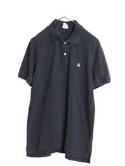 L986】 Brooks Brothers 半袖ポロシャツ サイズL ネイビー - メルカリ