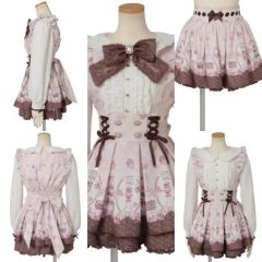 Chalmiere ボボンショコラ JSKピンク ブラウス カチューシャ 靴 - メルカリ