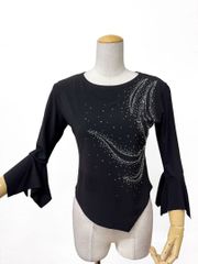 タカダンス】新品 ノーソーイングニット ライトグレー社交ダンス